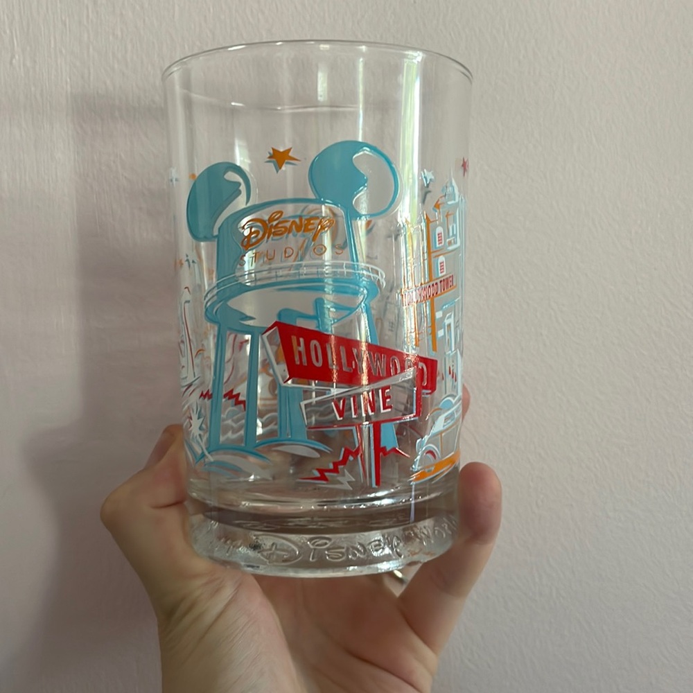 Vintage Walt Disney World 25th Anniversary Glass Cup